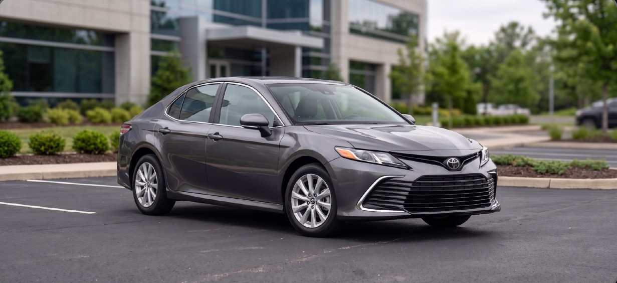 Серый Toyota Camry