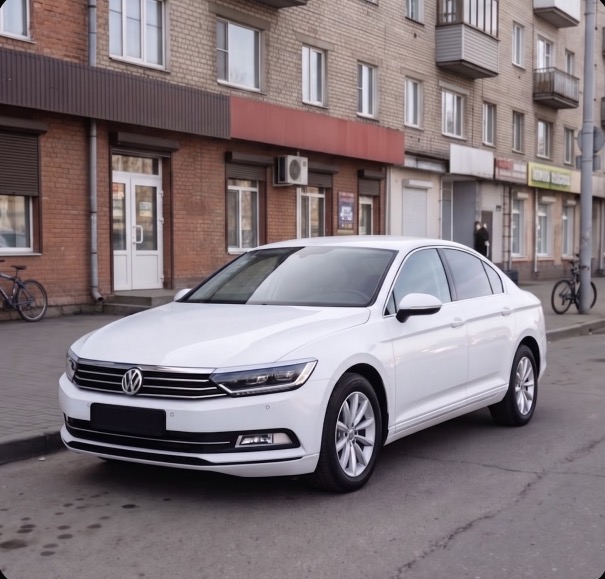 Белый Volkswagen
